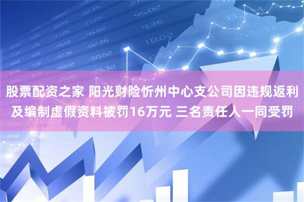 股票配资之家 阳光财险忻州中心支公司因违规返利及编制虚假资料被罚16万元 三名责任人一同受罚